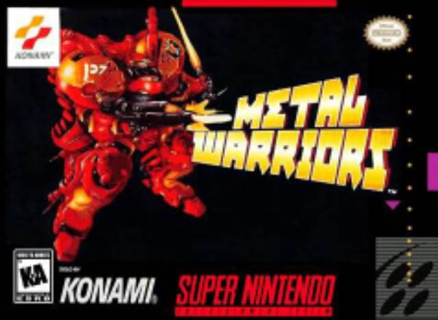 Metal Warriors - Nintendo Super Nintendo Entertainment System (SNES) (1995, Konami - 2) video game collectible [Barcode 083717150220] - Main Image 2