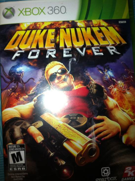 Duke Nukem Forever - Microsoft Xbox 360 video game collectible - Main Image 1
