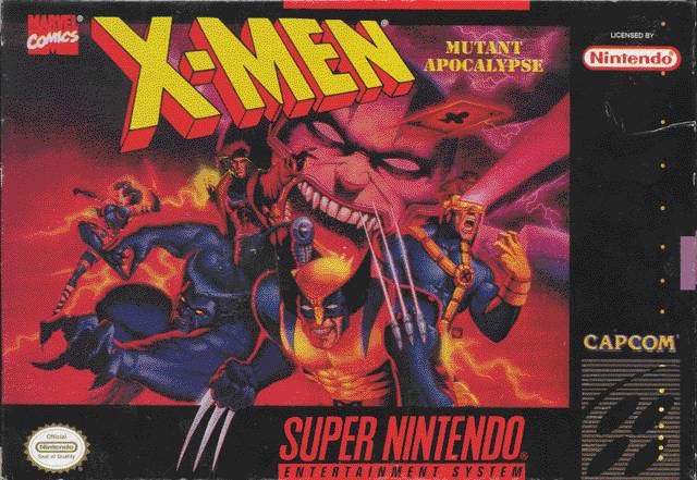 Xmen Mutant Apocalypse - Nintendo Super Nintendo Entertainment System (SNES) (Capcom* Nintendo) video game collectible - Main Image 1