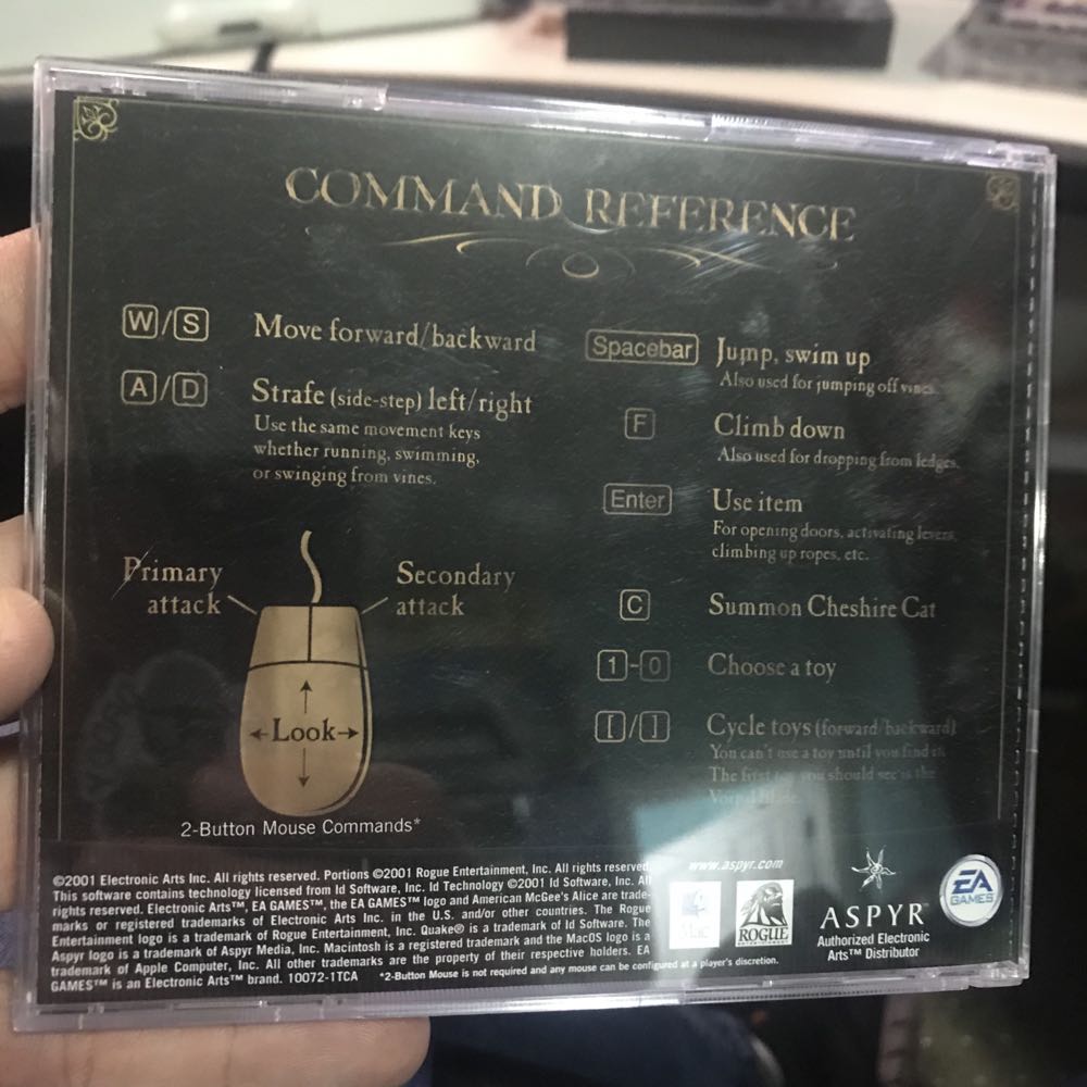 American McGee’s Alice - Apple macOS video game collectible - Main Image 2
