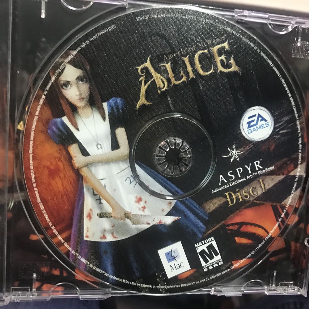 American McGee’s Alice - Apple macOS video game collectible - Main Image 3