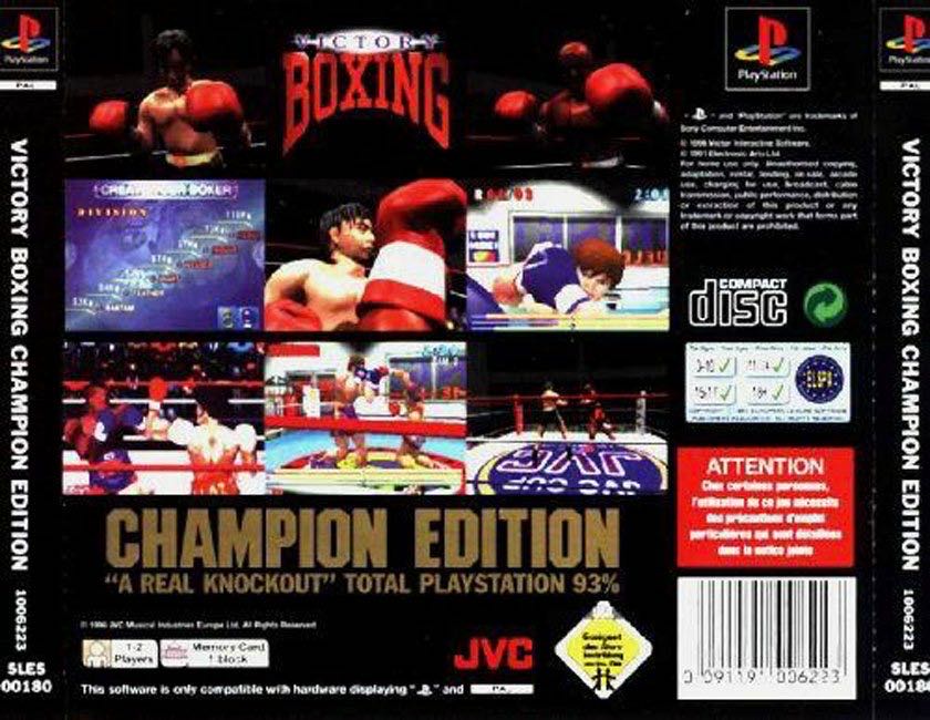 Victory Boxing Champion Edition - Sony PlayStation (JVC - 1-2) video game collectible [Barcode 091191006223] - Main Image 2
