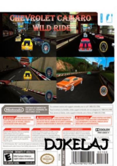 Chevrolet Camaro Wild Ride - Nintendo Wii video game collectible - Main Image 2