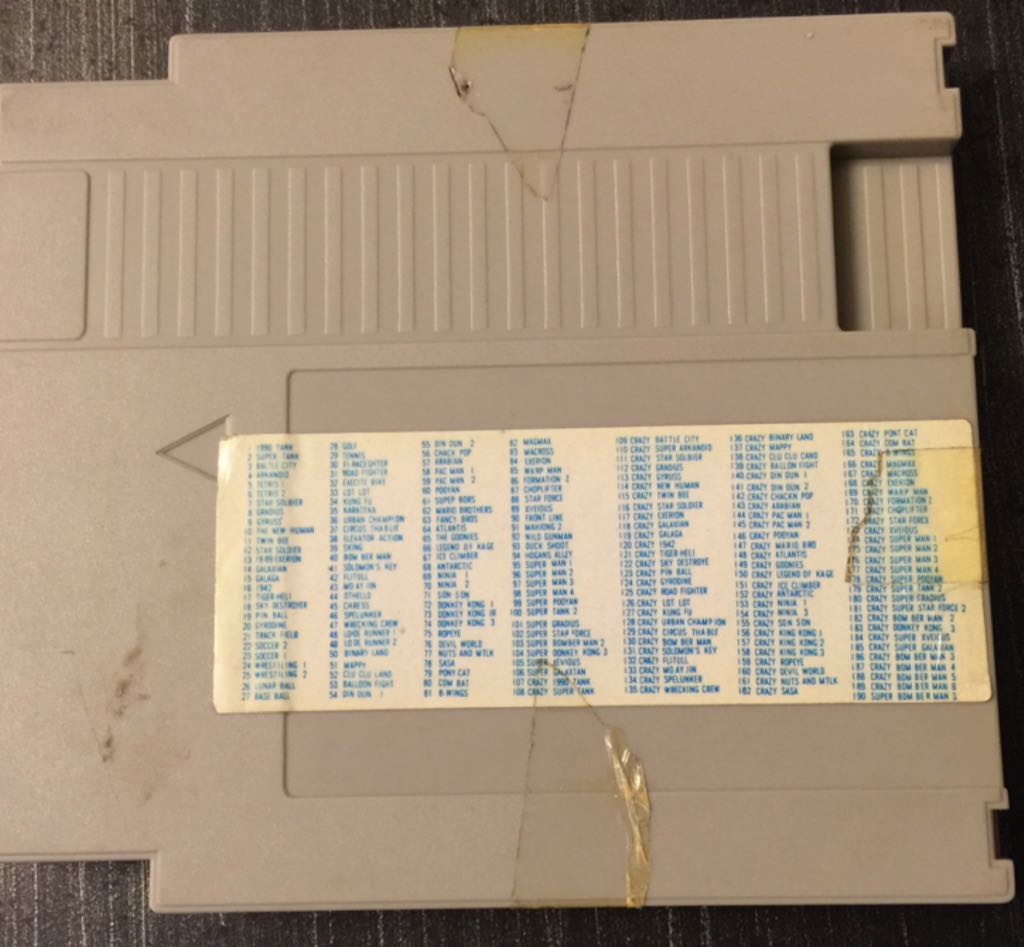 Super 190 In 1 - Nintendo Entertainment System (NES) video game collectible - Main Image 2