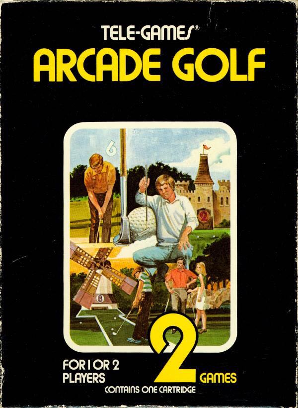 Arcade Golf - Atari 2600 (Sears, Roebuck and Co.) video game collectible - Main Image 1