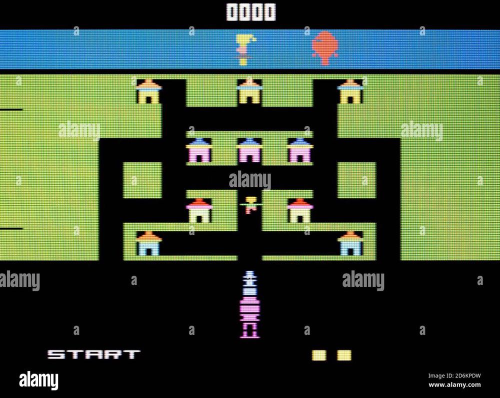 Blueprint - Atari 2600 (CBS Electronics - 2) video game collectible - Main Image 3