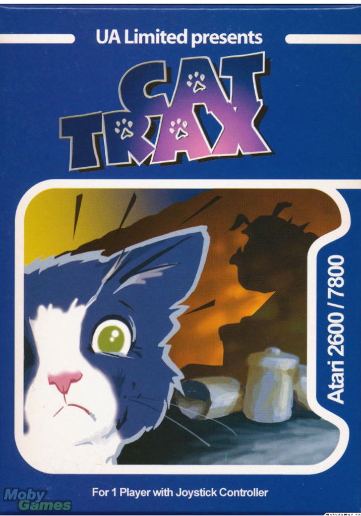 Cat Trax - Atari 2600 video game collectible - Main Image 1