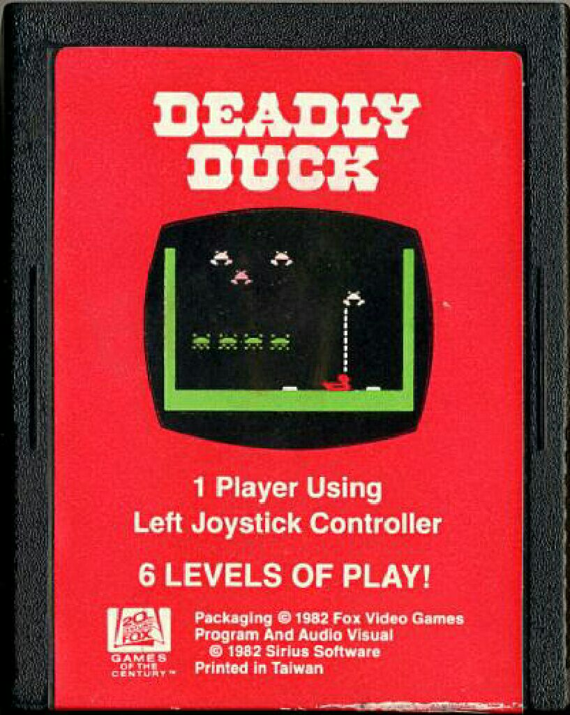 Deadly Duck - Atari 2600 (Fox Video Games) video game collectible - Main Image 2
