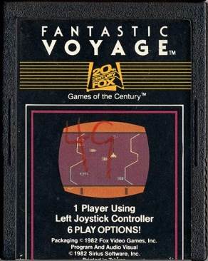 Fantastic Voyage - Atari 2600 video game collectible - Main Image 1