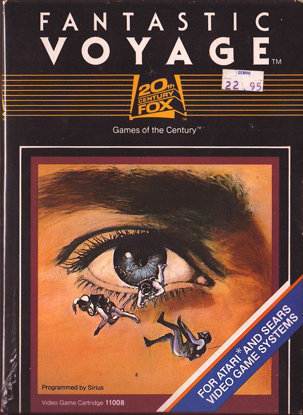 Fantastic Voyage - Atari 2600 (20th Century Fox) video game collectible - Main Image 1