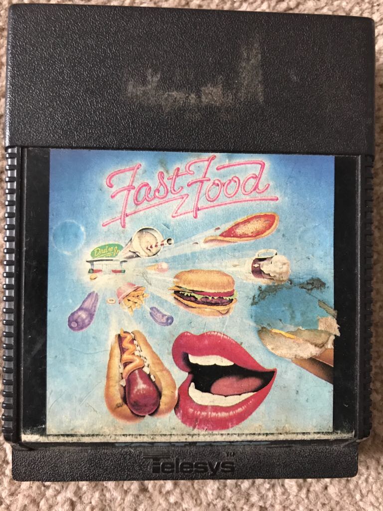 Fast Food - Atari 2600 video game collectible - Main Image 1
