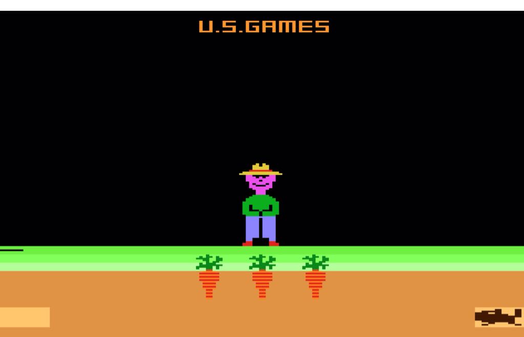 Gopher - Atari 2600 video game collectible - Main Image 2