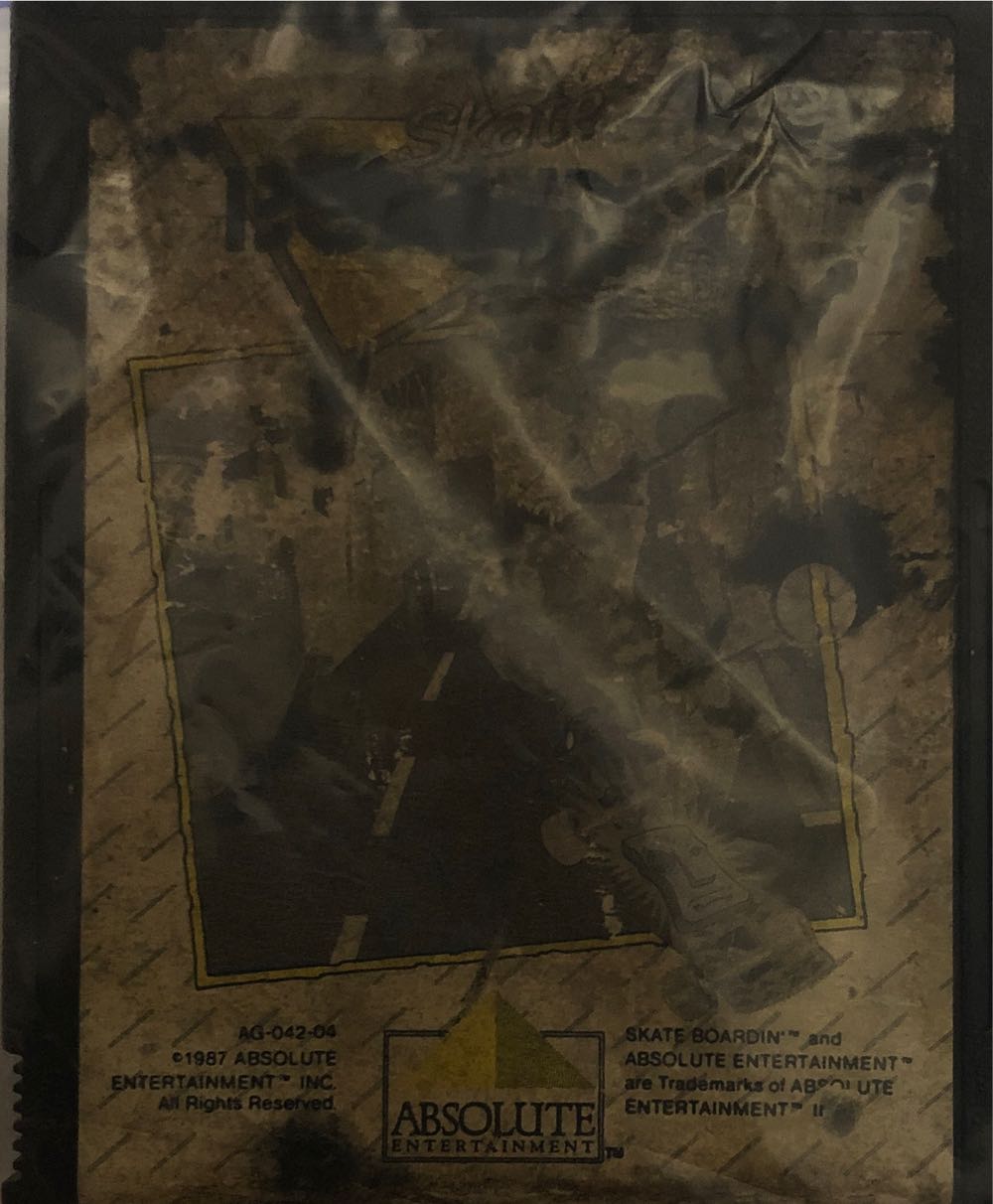Skate Boardin’ - Atari 2600 (Absolute Entertainment, Inc. - 1) video game collectible [Barcode 018706641526] - Main Image 3