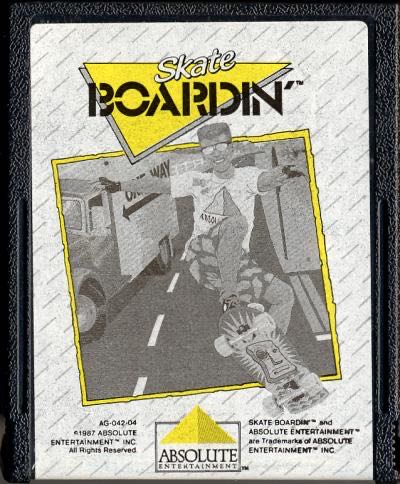 Skate Boardin’ - Atari 2600 (Absolute Entertainment, Inc.) video game collectible - Main Image 3