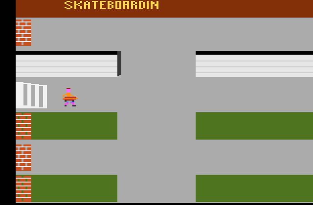 Skate Boardin’ - Atari 2600 (Absolute Entertainment, Inc.) video game collectible - Main Image 4