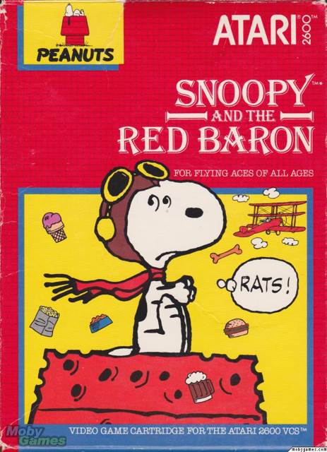Snoopy And The Red Baron - Atari 2600 video game collectible - Main Image 1