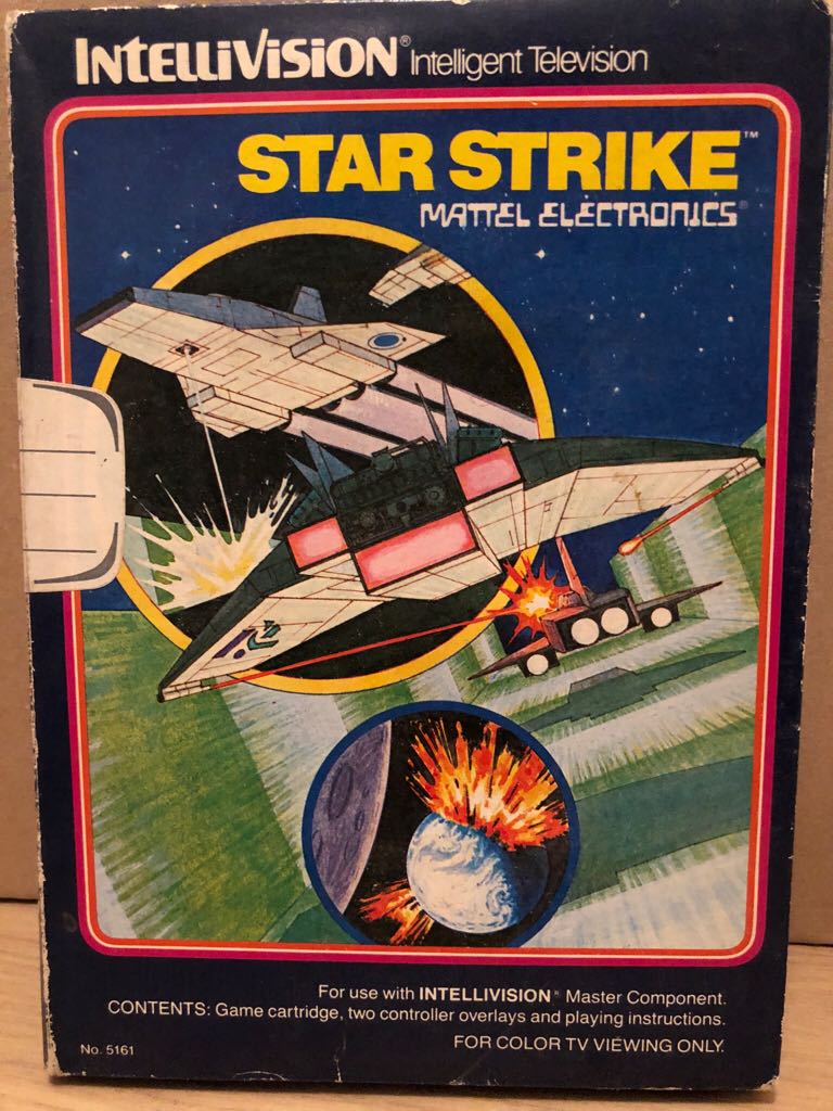 Star Strike - Intellivision video game collectible - Main Image 1