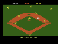 Super Baseball - Atari 2600 (Atari - 1 or 2) video game collectible [Barcode 077000261526] - Main Image 2