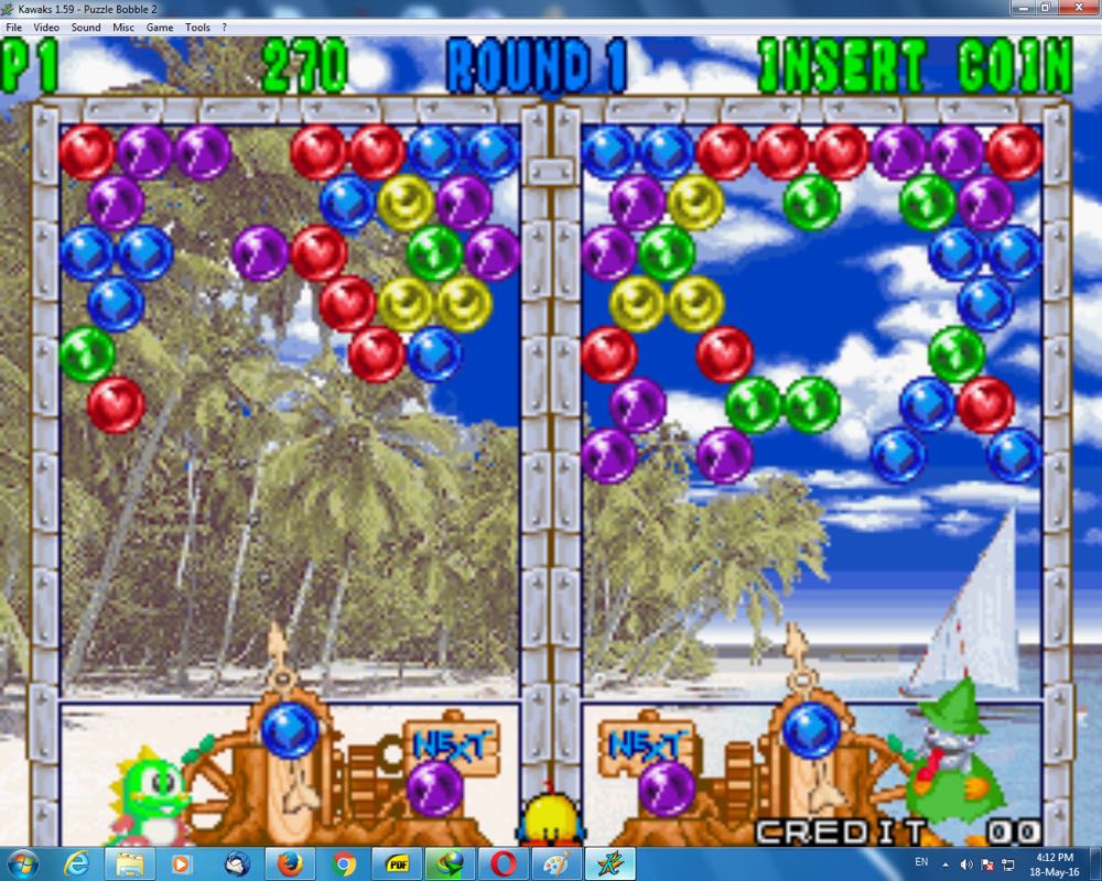 Egret II- Puzzle Bobble 2 - Arcade (Taito - 1) video game collectible - Main Image 4