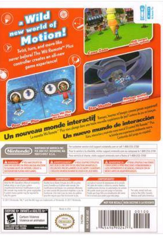 Wii Play Motion - Nintendo Wii (Nintendo - 1-4) video game collectible [Barcode 045496903046] - Main Image 2