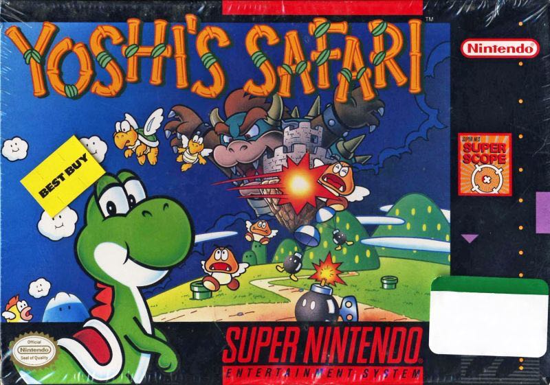 Yoshi’s Safari - Nintendo Super Nintendo Entertainment System (SNES) video game collectible - Main Image 1