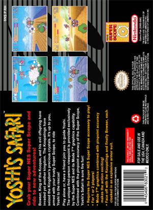 Yoshi’s Safari - Nintendo Super Nintendo Entertainment System (SNES) (Nintendo) video game collectible - Main Image 2