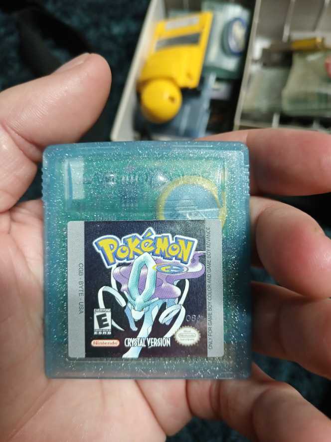 Pokemon Crystal Version - Nintendo Game Boy Color video game collectible - Main Image 2