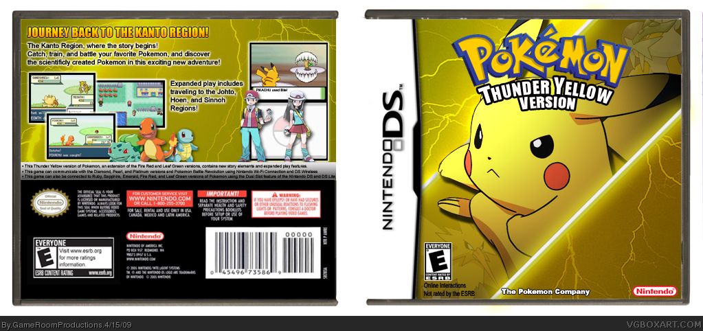 Pokemon Yellow Version - Nintendo DS video game collectible - Main Image 2