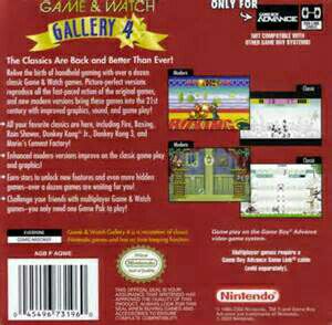 Game & Watch Gallery 4 - Nintendo Game Boy Advance (GBA) (Nintendo - 1) video game collectible - Main Image 2