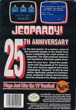 Jeopardy! 25th Anniversary Edition - Nintendo Entertainment System (NES) video game collectible - Main Image 2