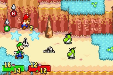 Mario & Luigi: Superstar Saga - Nintendo Game Boy Advance (GBA) (Nintendo) video game collectible - Main Image 3