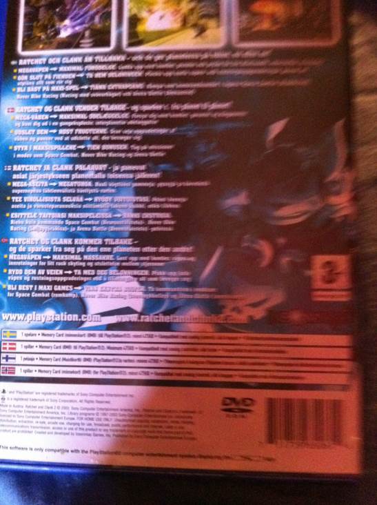 Ratchet & Clank 2: Going Commando - Sony PlayStation 2 (PS2) (SCEA - 1) video game collectible [Barcode 711719650614] - Main Image 2