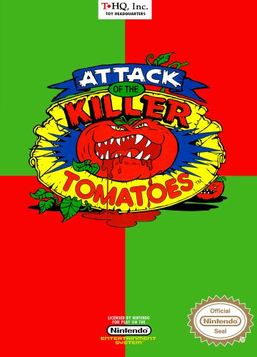 Attack Of The Killer Tomatoes - Nintendo Entertainment System (NES) video game collectible - Main Image 1