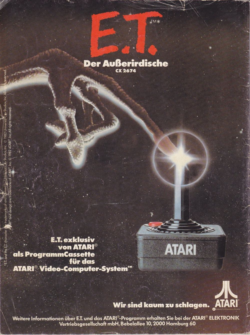E.T. The Extra-Terrestrial - Atari 2600 (Atari - 1) video game collectible - Main Image 2
