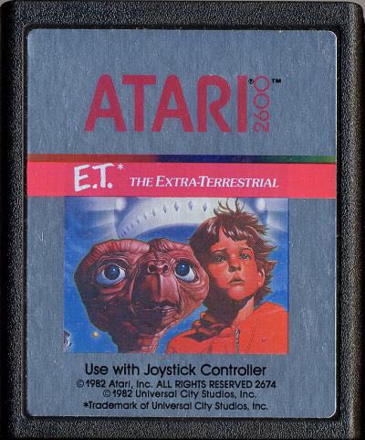 E.T. The Extra-Terrestrial - Atari 2600 (Atari* Inc - Single Player) video game collectible - Main Image 2
