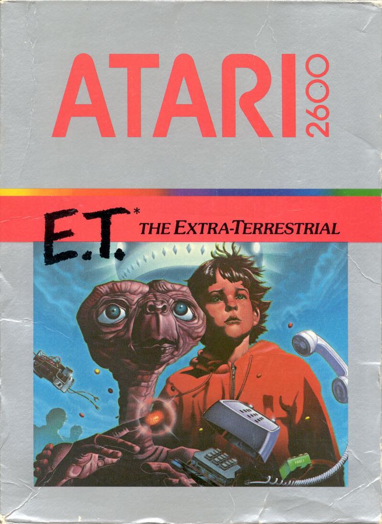 E.T. The Extra-Terrestrial - Atari 2600 video game collectible - Main Image 1