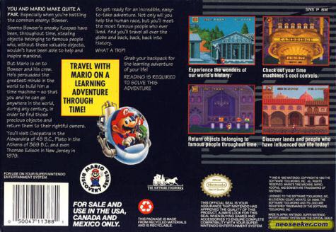 Mario’s Time Machine - PC video game collectible [Barcode 5031170101025] - Main Image 2