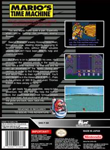 Mario’s Time Machine - Nintendo Entertainment System (NES) video game collectible - Main Image 2