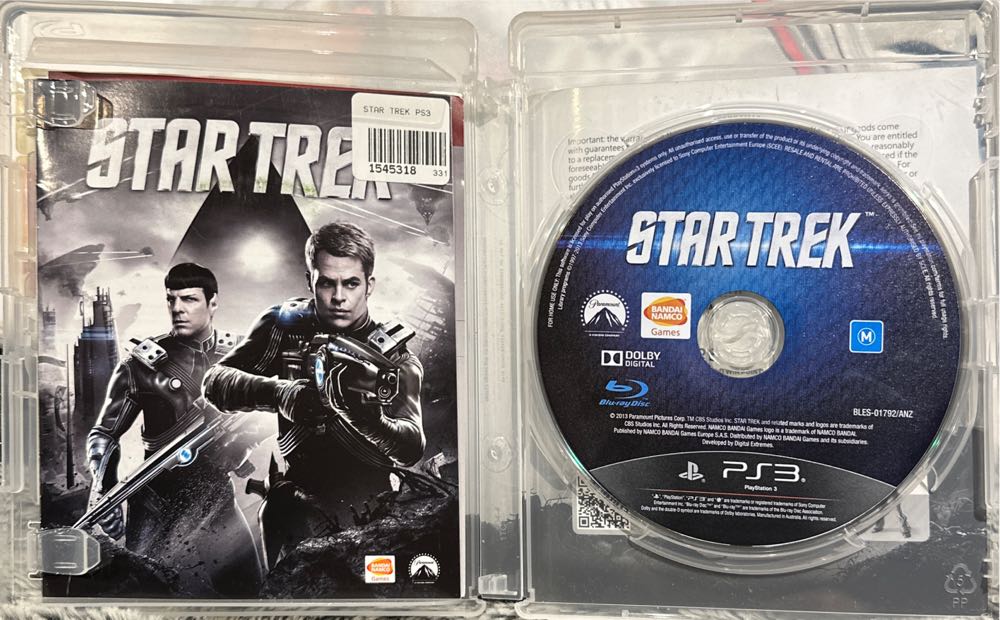 Star Trek - Sony PlayStation 3 (PS3) (Bandai Namco Games - 1-2) video game collectible [Barcode 3391891968591] - Main Image 3