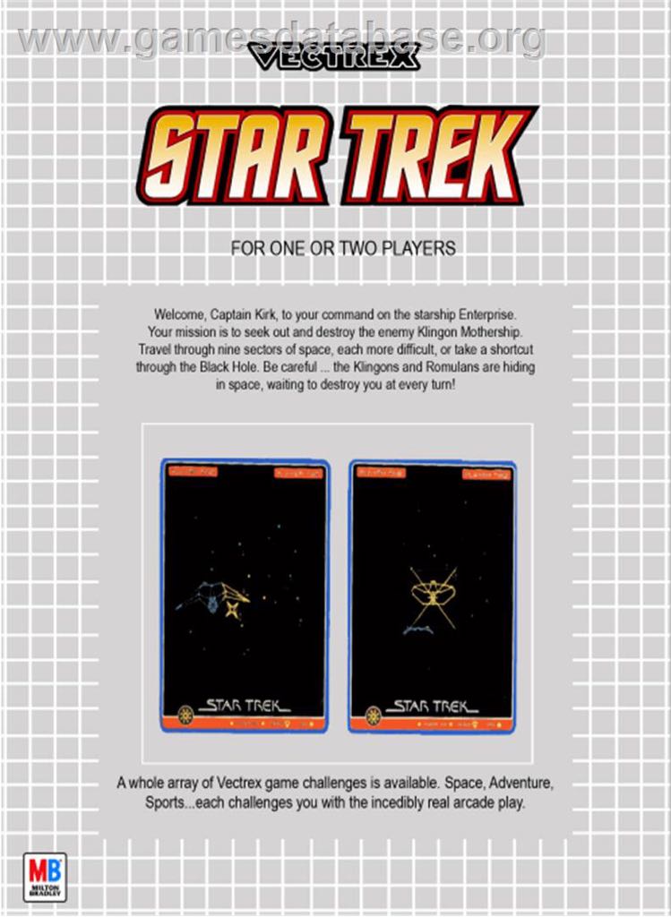 Star Trek - Vectrex video game collectible - Main Image 2
