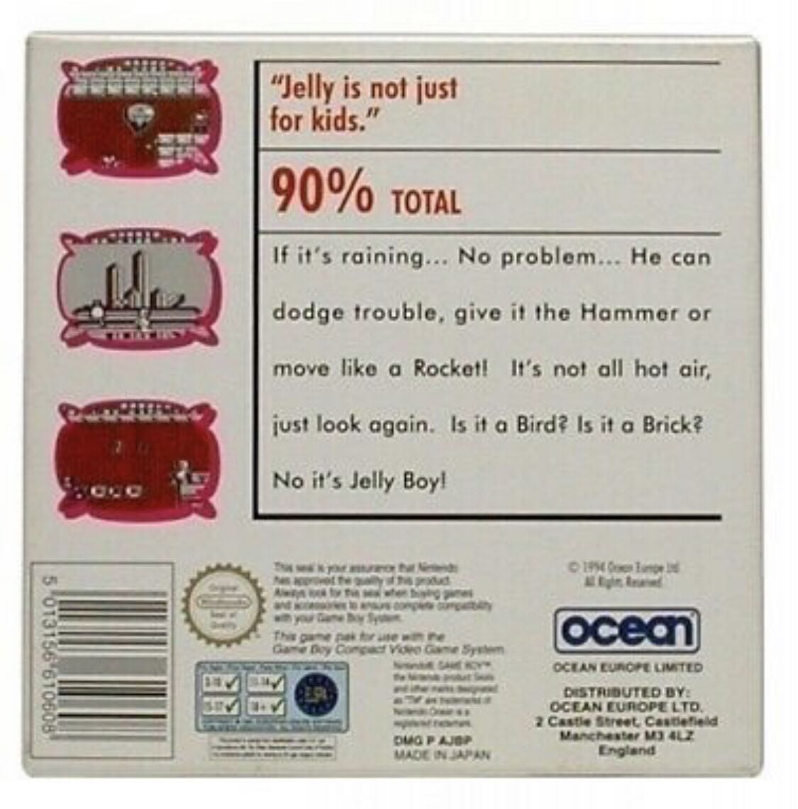 (eu) Jelly Boy - Nintendo Game Boy video game collectible - Main Image 2