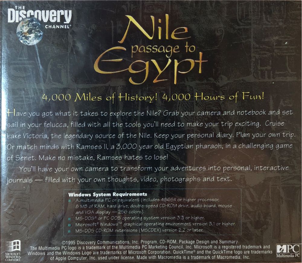 Nile Passage To Egypt - PC video game collectible - Main Image 2