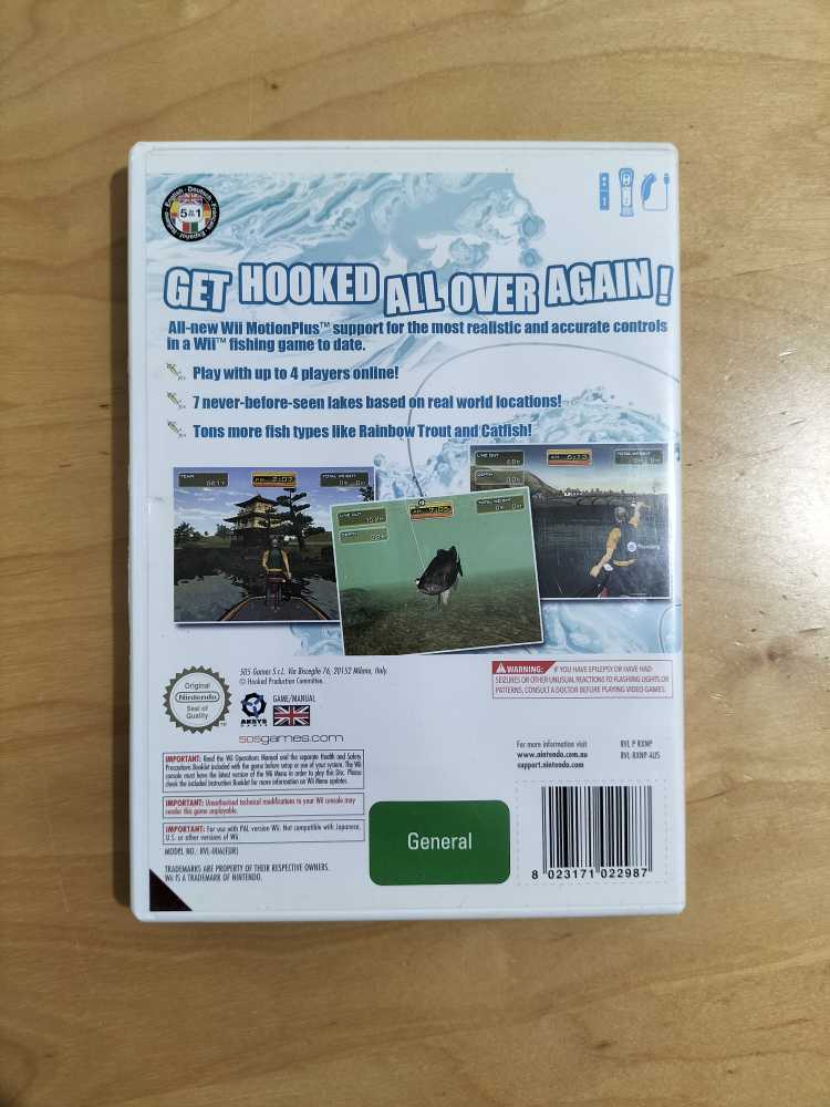 Big Catch Bass Fishing 2 - Nintendo Wii (505 Games - 1) video game collectible [Barcode 8023171022987] - Main Image 2