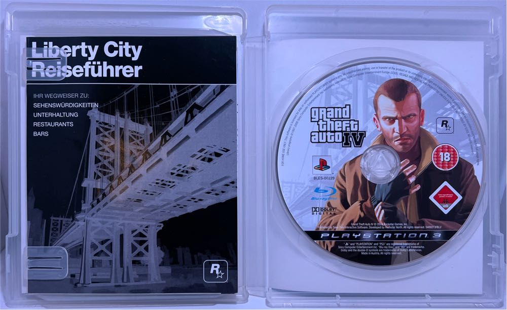 Grand Theft Auto IV - Sony PlayStation 3 (PS3) (Rockstar Games - 1) video game collectible [Barcode 5026555400237] - Main Image 3