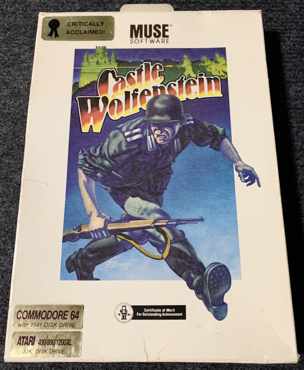 Castle Wolfenstein - Commodore 64 (Muse Software) video game collectible - Main Image 2