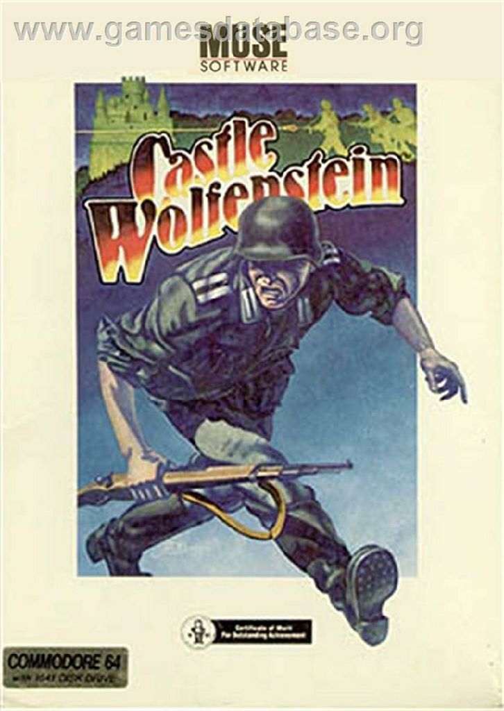 Castle Wolfenstein - Commodore 64 (Muse Software) video game collectible - Main Image 1