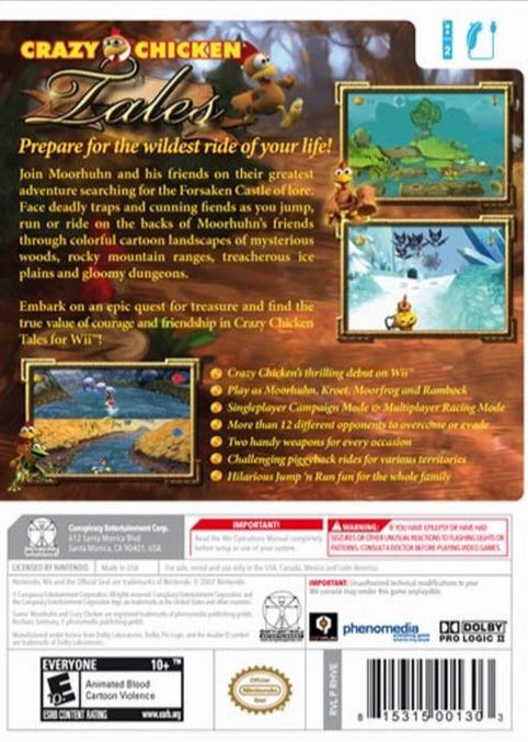 Crazy Chicken Tales - Nintendo Wii video game collectible - Main Image 2