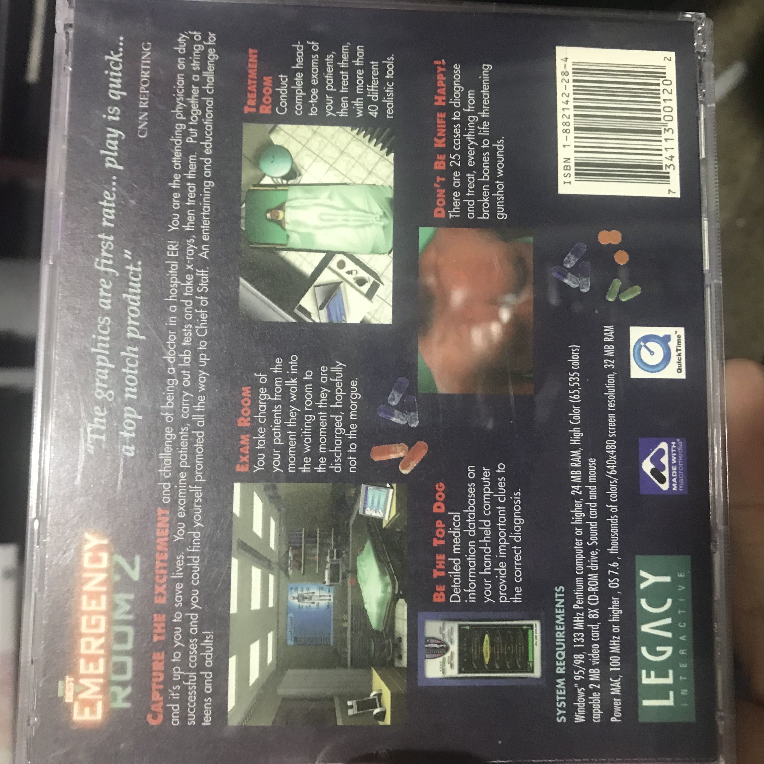 Emergency Room 2 - PC (Legacy Interactive) video game collectible [Barcode 734113002704] - Main Image 2