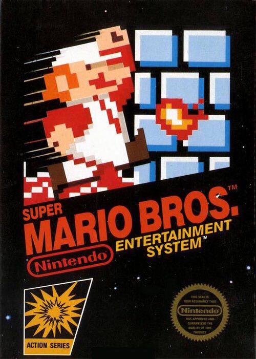 Super Mario Bross - Nintendo Entertainment System (NES) (Nintendo - 1) video game collectible - Main Image 1