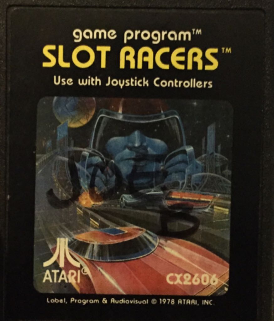 Slot Racers - Atari 2600 video game collectible - Main Image 1